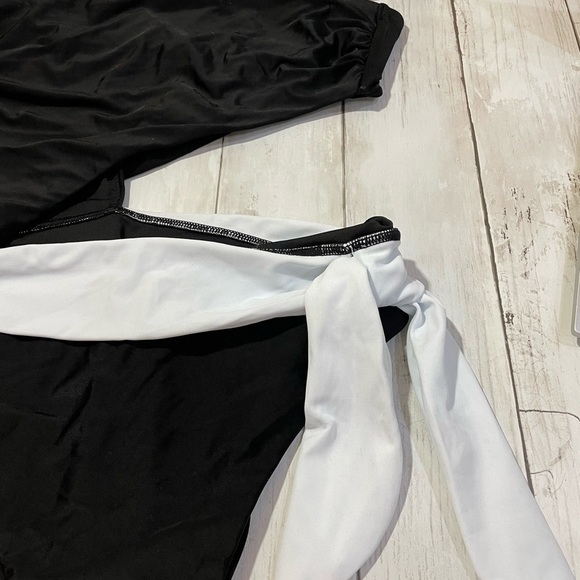 Ramy Brook Gigi Colorblock Side Cutout One Piece Swimsuit Small - Picture 4 of 7